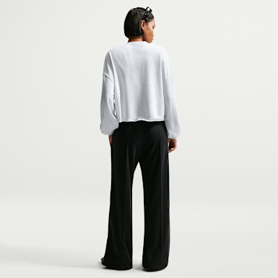 Nike Sportswear Chill Terry Women's Mid-Rise French Terry Open-Hem Pants