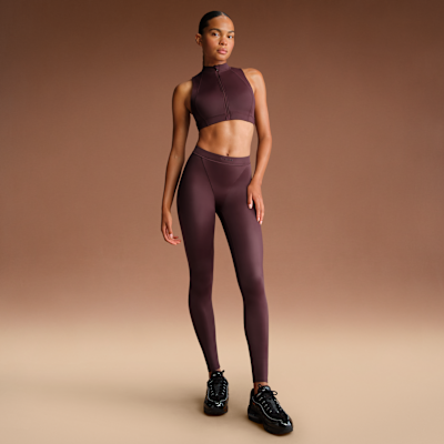 NikeSKIMS Shine Women's High-Waisted V-Panel 26" Leggings