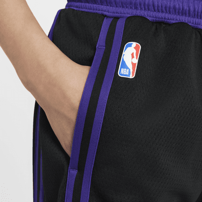 Los Angeles Lakers 2023/24 City Edition Older Kids' Nike Dri-FIT NBA Swingman Shorts