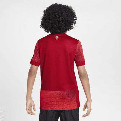 Camisola de futebol de réplica Nike Dri-FIT do equipamento alternativo Stadium Polónia 2024/25 Júnior