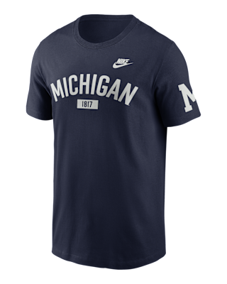 Мужская футболка Michigan Legacy Arch 2-Hit Nike College