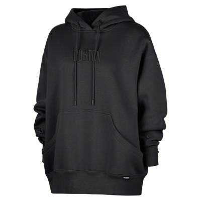 Sudadera con gorro Phoenix Fleece Nike de la NBA premium Boston Celtics City Edition para mujer