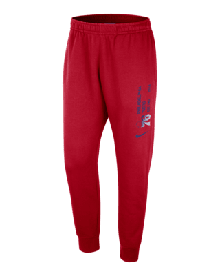 Мужские спортивные штаны Philadelphia 76ers Club Courtside Nike NBA Joggers