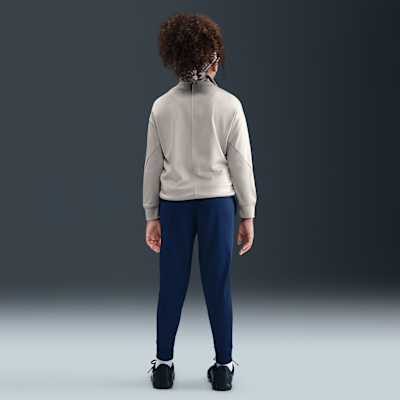 Maskinstrikket Tottenham Hotspur Strike Nike Dri-FIT-fodboldtracksuit til mindre børn
