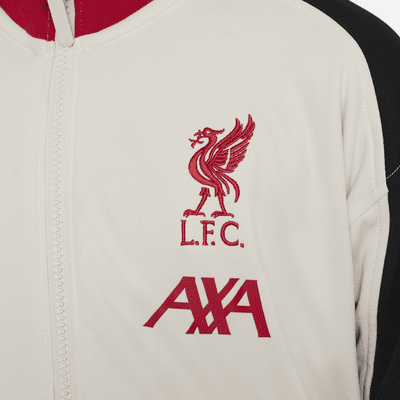 Przedmeczowa kurtka piłkarska dla dużych dzieci Nike Dri-FIT Liverpool F.C. Academy Pro