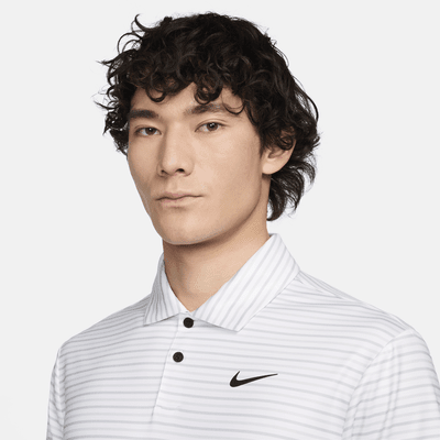 Nike Tour 男款 Dri-FIT 條紋高爾夫球衫