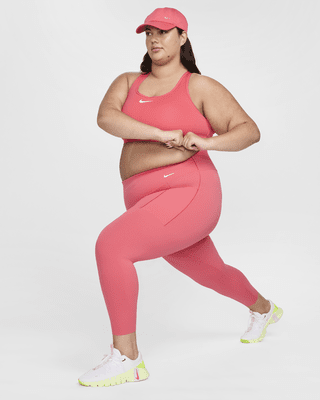 Женские тайтсы Nike Universa Medium-Support High-Waisted 7/8 Leggings with Pockets (Plus Size)