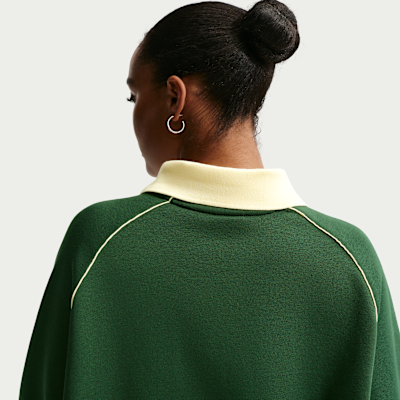 Nike Sportswear Phoenix Fleece Women's Oversized Graphic Polo Top