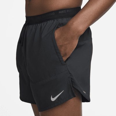 Calções de running forrados com slips de 13 cm Dri-FIT Nike Stride para homem