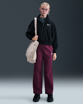 Детские  Nike Sportswear Club Fleece Girls' Wide-Leg Pants