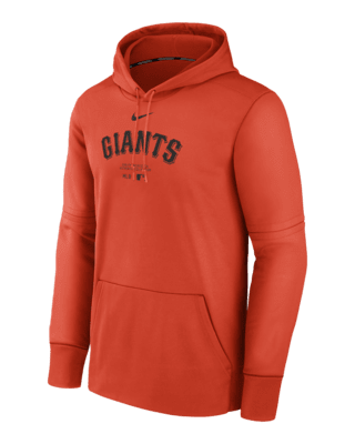 Мужское худи San Francisco Giants Authentic Collection Practice Nike Therma MLB Pullover Hoodie