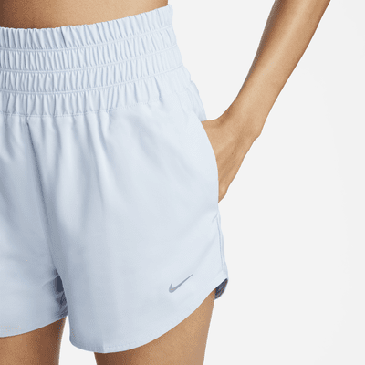 Nike One Dri-FIT damesshorts met ultrahoge taille en binnenbroekje (8 cm)