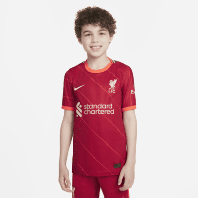 Jersey de fútbol del Liverpool FC local 2021/22 Stadium para niños talla  grande. 