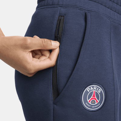 Paris Saint-Germain Tech Fleece Nike Soccer középmagas derekú női szabadidőnadrág