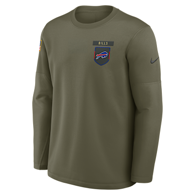 Buffalo Bills Salute to Service Sideline Triumphant Win Coach Men's Nike NFL Pullover Crew