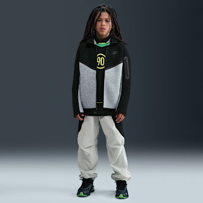 Felpa con cappuccio e zip a tutta lunghezza Nike Sportswear Tech Fleece (Taglia grande) – Ragazzo/a