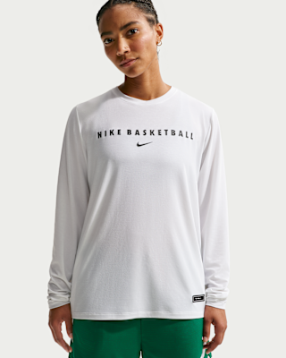 Женские  Nike Dri-FIT Long-Sleeve Warm-Up Basketball Top для баскетбола