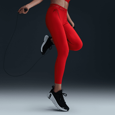 Nike Pro 7/8-legging met halfhoge taille en graphic voor dames