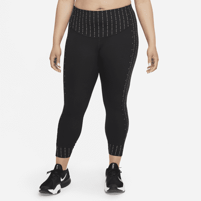 Nike Dri-FIT One Luxe Icon Clash Women's Mid-Rise 7/8 Leggings (Plus ...