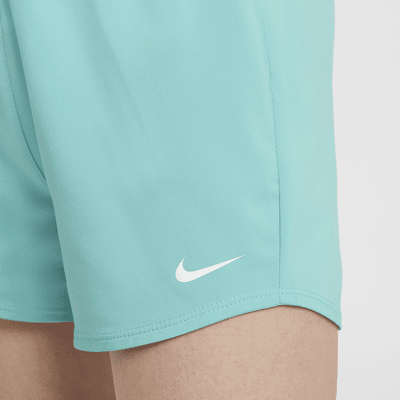 กางเกงเทรนนิ่งแบบทอขาสั้นเอวสูง Dri-FIT เด็กโต Nike One (หญิง)