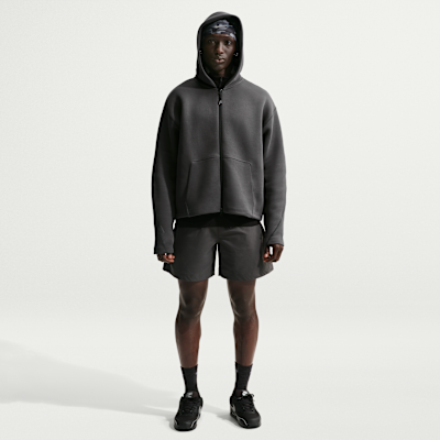 Ανδρική φλις μπλούζα με κουκούλα και φερμουάρ σε όλο το μήκος Nike Tech