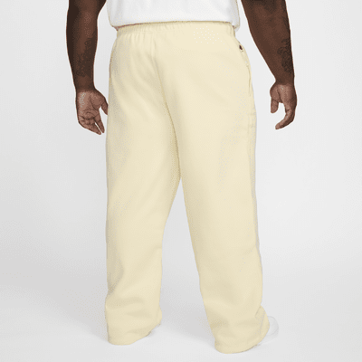 Pants de tejido Fleece con dobladillo abierto para hombre Nike Solo Swoosh