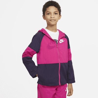 Nike Sportswear Big Kids' Woven Tracksuit. Nike JP