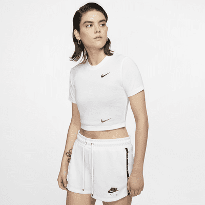 Dámské zkrácené tričko Nike Sportswear se zeštíhleným střihem