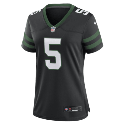 Garrett Wilson New York Jets Women's Nike NFL Game Football Jersey