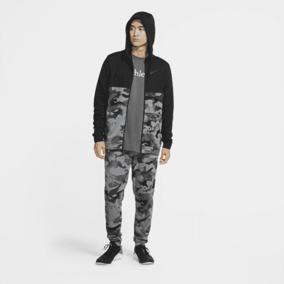 Nike Dri-FIT Men's Full-Zip Camo Training Hoodie