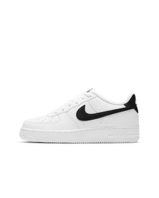 white and black nike air force ones