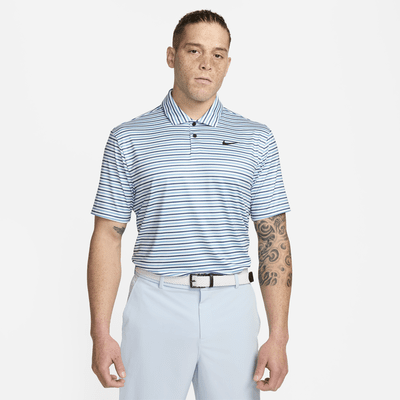 Polo de golf a rayas Dri-FIT para hombre Nike Tour