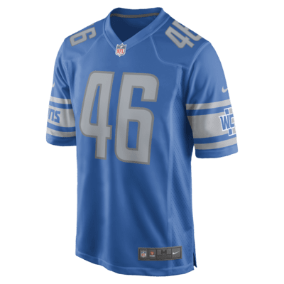 NFL Detroit Lions (Jack Campbell) Men's Game Football Jersey. Nike.com