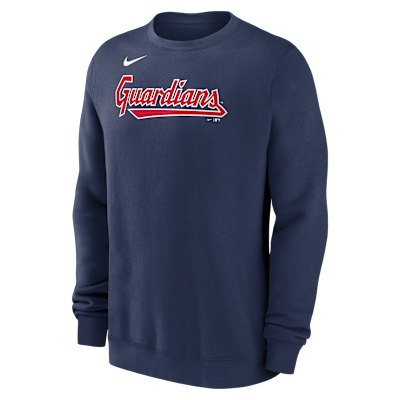 Cleveland Guardians Wordmark Men's Nike MLB Pullover Crew