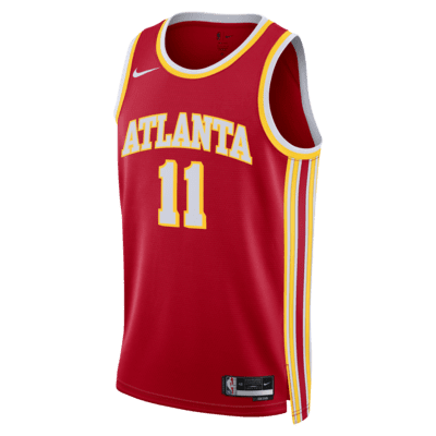 Atlanta Hawks Icon Edition 2022/23 Nike Dri-FIT Swingman NBA-jersey voor heren