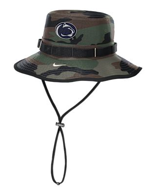 Мужские  Penn State 2025 Military Appreciation Boonie Nike Dri-FIT College Bucket Hat
