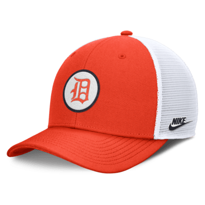 Gorra de rejilla Nike Dri-FIT de la MLB ajustable para hombre Detroit Tigers Cooperstown Rise