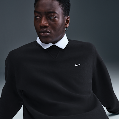 Nike Solo Swoosh Fleece-Rundhalsshirt für Herren