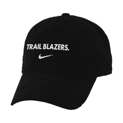 Gorra Campus Nike de pana de la NBA Portland Trail Blazers Icon Edition