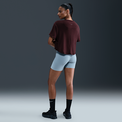 Nike One Relaxed Women's Dri-FIT Cropped Short-Sleeve Top