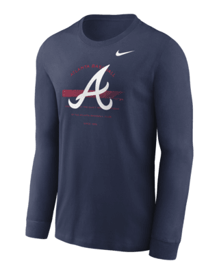 Atlanta Braves Diamond Men's Nike MLB Long-Sleeve T-Shirt.