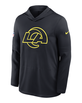 Мужские  Los Angeles Rams Rivalries Collection Sideline Nike Dri-FIT NFL Long-Sleeve Hooded Top