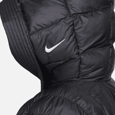 Nike Sportswear Swoosh Puffer PrimaLoft® Chaqueta con capucha de ajuste oversize Therma-FIT - Mujer