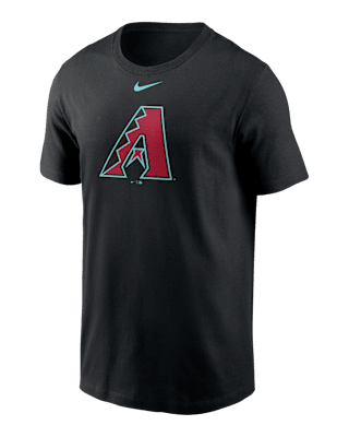 Мужская футболка Arizona Diamondbacks Fuse Large Logo Nike MLB