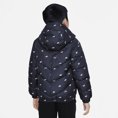 Nike Jacke mit Kapuze und Print für jüngere Kinder