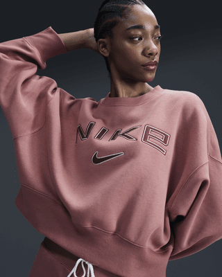 Женский свитшот Nike Sportswear Phoenix Fleece Over-Oversized Crew-Neck Logo