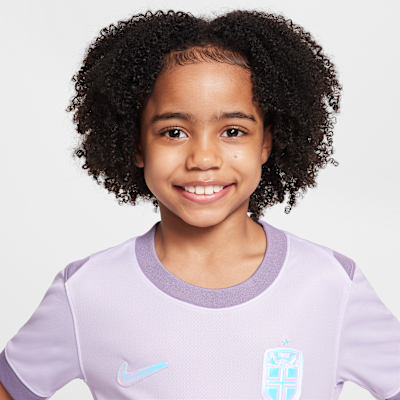 Norway 2025 Stadium Away (kvindehold) Nike Dri-FIT Replica-fodboldspillertrøje til større børn