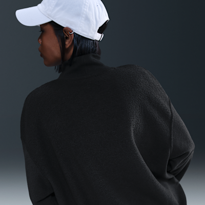 Nike Sportswear Phoenix Plush Women's Cozy Fleece Oversized Mock-Neck Top