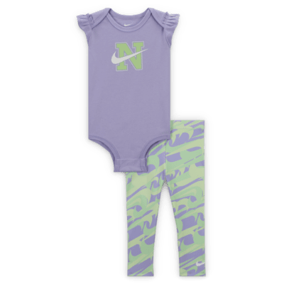 Conjunto de body para bebé (12 a 24 meses) Nike Dri-FIT Prep in Your Step