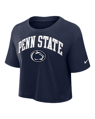 Женская футболка Penn State Athletic Prep Arch Nike Dri-FIT College Cropped